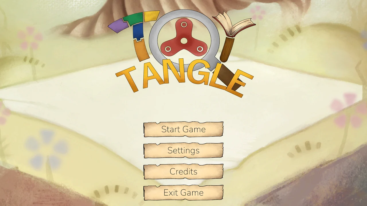 Toy Tangle 타이틀 화면